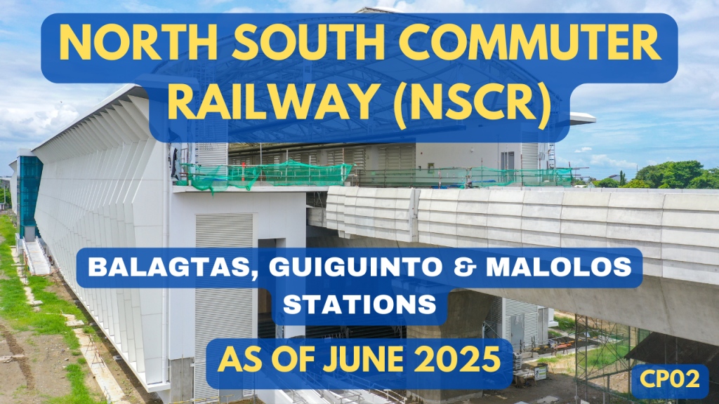 North South Commuter Railway – NSCR-CP02 Aerial Video of Alignment and Stations as of June 2025