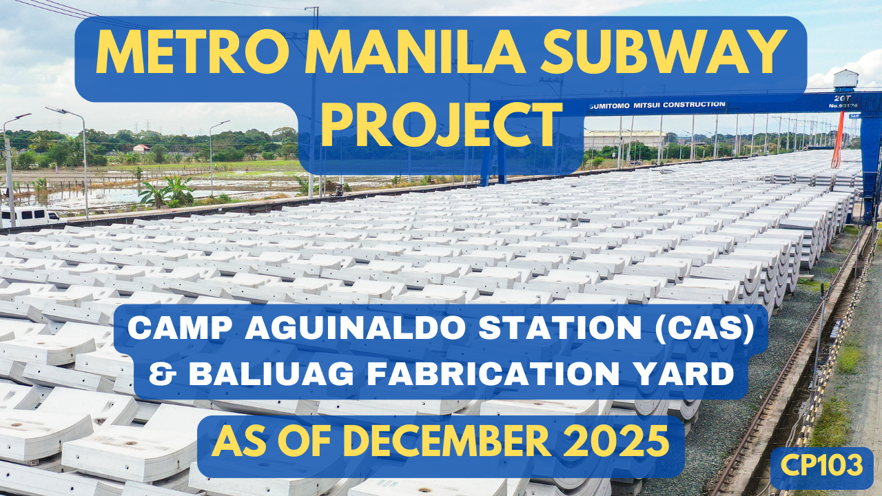 Metro Manila Subway Project – MMSP-CP103 Progress Video as of December ...