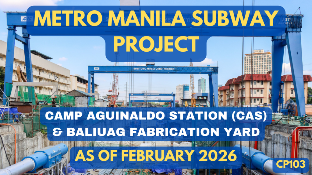 Metro Manila Subway Project – MMSP-CP103 Progress Video as of February 2026
